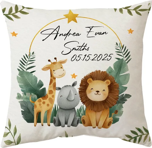 Vista 8 de Hyturtle Almohada personalizada para niños y niñas (inserto incluido)