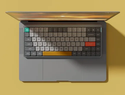 Vista 6 de nuphy Air75 Mechanical Keyboard 75 Low Profile Wireless Keyboard Supports Bluetooth 50 24G and Wired Connection Compatible with Windows and Mac
