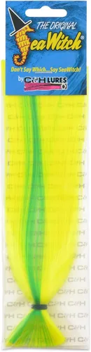 Vista 13 de C&H Lures Señuelos de Pesca Sea Witch - Originales Desde 1959, Faldas de Nylon Revelan Cabeza con Peso, 15 Colores, 8 Pesos de Cabeza, Señuelo