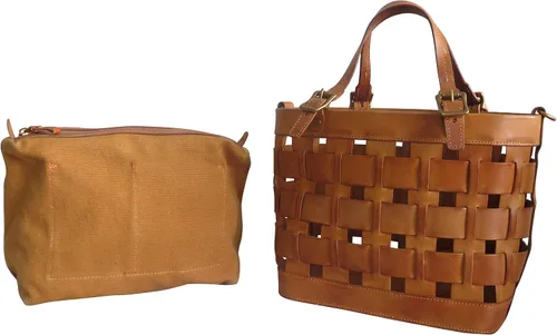 Vista 9 de Amerileather Bolso de cuero para mujer, bolso de hombro