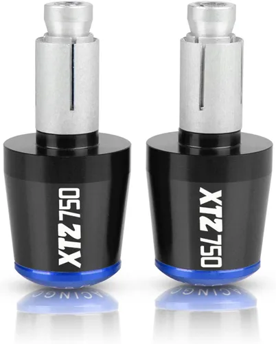 Vista 4 de Extremos de manillar de motocicleta para XTZ 750 XTZ750 Super TENERE 1989-1996 22MM manillar Grips Cap Anti vibración Silder Plugs (Color : 1)