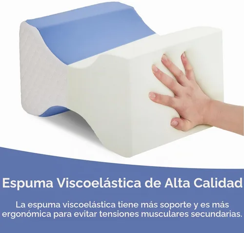 Vista 3 de cooloo8 Almohada de piernas para dormir de lado, almohada de rodilla para dormir de lado, almohada de rodilla, alivio del dolor de ciática, almohada