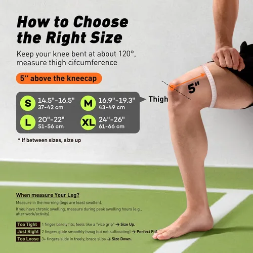 Vista 2 de LETSHAKE Rodillera con bisagras para hombres y mujeres, soporte de rodilla ajustable con estabilizadores laterales para aliviar el dolor de rodilla