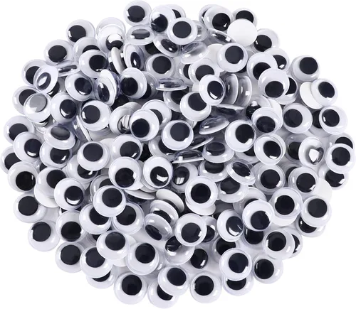 Vista 10 de FEBSNOW - 200 ojos autoadhesivos de 0.236 pulgadas para manualidades