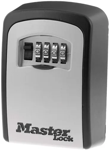 Vista 4 de Master Lock Set Your Own 5401EC - Caja de seguridad para montaje en pared, capacidad para 5 llaves, color negro 5401EC (paquete de 3)