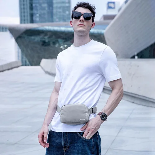 Vista 6 de SNDMOR Bumbag unisex, Gris