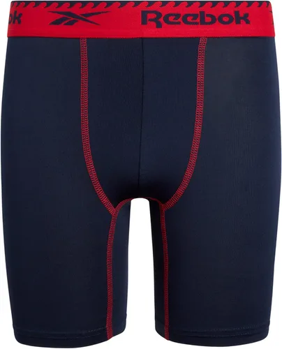 Vista 3 de Reebok Ropa interior para niños Calzoncillos tipo bóxer de rendimiento de pierna larga (paquete de 3)