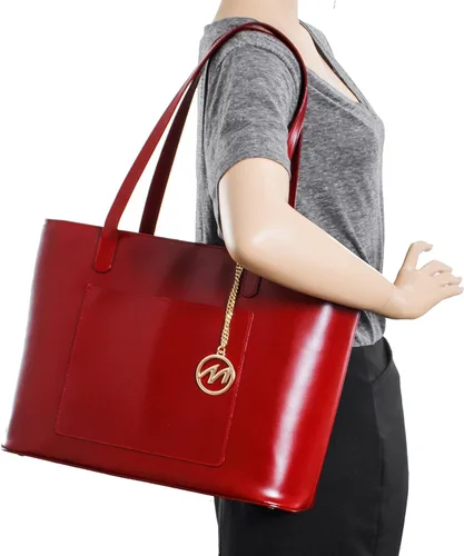 Vista 6 de McKlein Aldora - Bolso de piel para mujer con bolsillo para tablet