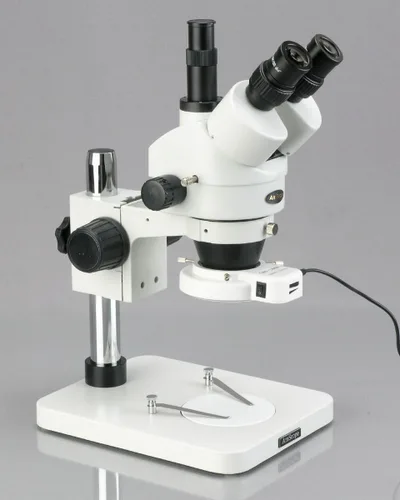 Vista 2 de AmScope Microscopio estéreo trinocular profesional del zoom SM-1TSZ-144S