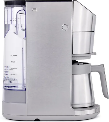 Vista 12 de GE Profile Smart Grind & Brew - Cafetera con Servicio Individual sin Cápsulas, Depósito de Agua de 90 oz, Jarra Térmica de 10 Tazas, Control de Voz
