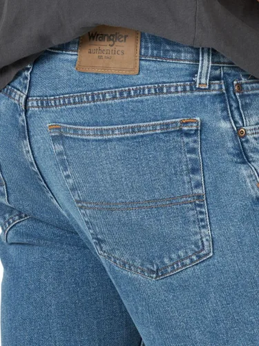 Vista 5 de Wrangler Authentics - Jeans de ajuste estándar y pretina Comfort Flex, para hombre