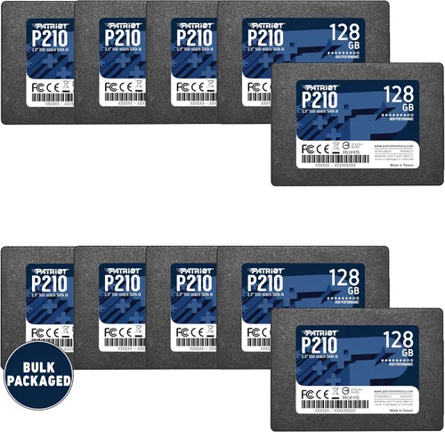 Vista 9 de Patriot Memory P210 SATA 3 128GB SSD de 2,5 pulgadas Unidad de estado sólido interno - P210S128G25