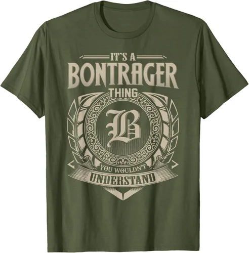 Vista 7 de Camiseta vintage It's A BONTRAGER Thing You Wouldn't Understand Name, Negro