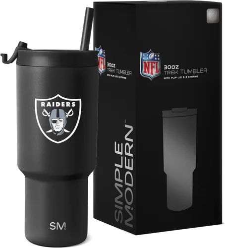 Vista 25 de Simple Modern - Vaso de 30 oz con tapa abatible y tapa con pajita