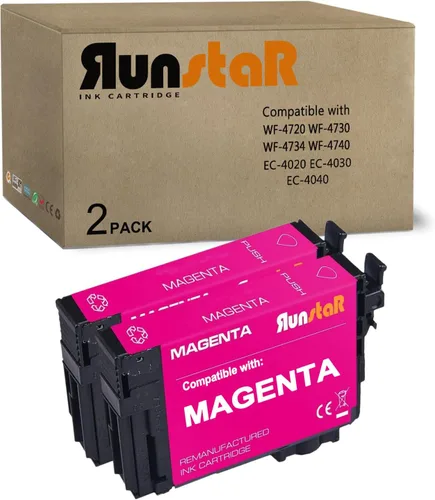 Vista 8 de Run Star 2 paquetes remanufacturados para 802XL T802XL cartucho de tinta cian repuesto para Epson 802XL T802XL uso para impresora Epson Workforce
