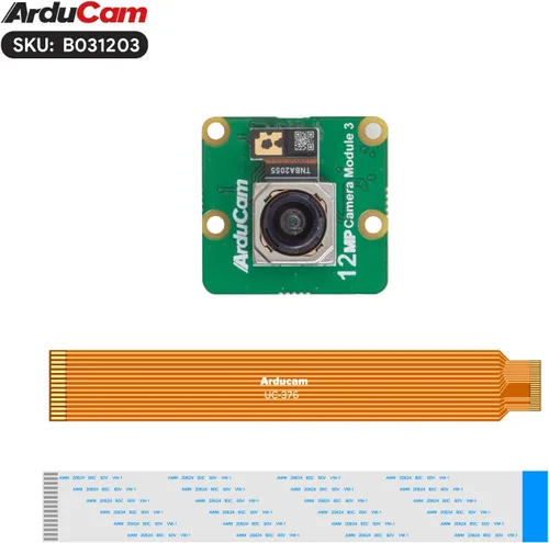 Vista 2 de Arducam para Raspberry Pi Cámara Módulo 3, 12MP IMX708 120 ° (D) Gran angular Noir Pi Cámara V3