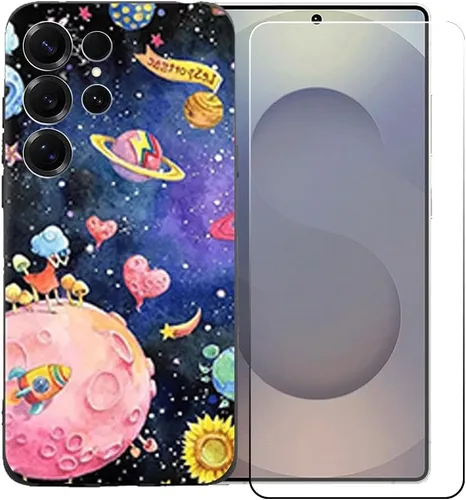 Vista 23 de OYLLM10 - Funda de TPU para Echoamo C25 Ultra + HD de vidrio templado, carcasa de silicona para parachoques trasero, 9 dureza, antiarañazos