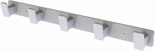 Vista 8 de Perchero de pared para abrigos y sombreros, ganchos de pared resistentes, gancho de metal para abrigos, toallas, sombreros, toallas, llaves y Negro