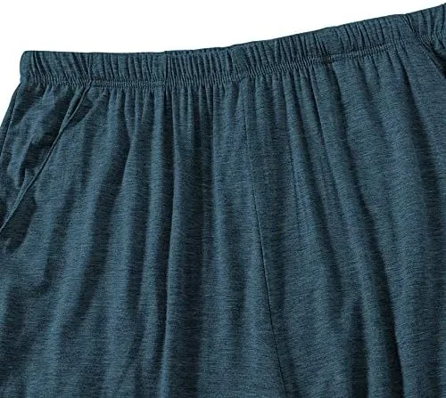 Vista 3 de MoFiz Pijama de punto modal para hombre, pantalones de pijamaropa de dormir
