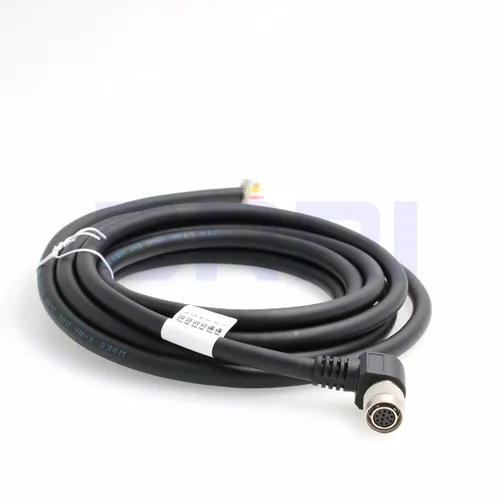 Vista 3 de Hirose de ángulo recto 12Pin hembra HR10A-10P-12S a Leadwires Cable de E/S para cámara Basler Aviator GigE (1M)