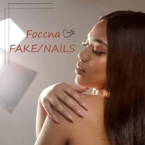 Vista 6 de Foccna Uñas postizas a presión de color rosa medianas, uñas postizas blancas brillantes, uñas postizas cuadradas acrílicas, uñas artificiales