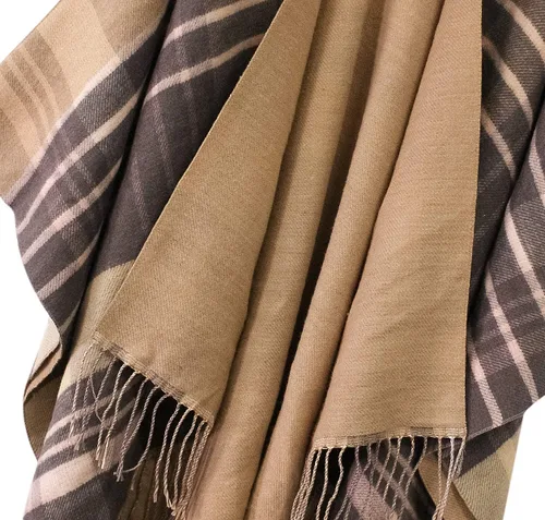 Vista 22 de Urban CoCo Poncho vintage de invierno para mujer, capa con borlas, chal envolvente