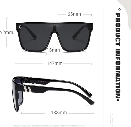 Vista 6 de TIANYESY Lentes de sol cuadrados retro para mujeres y hombres, a la moda, vintage, para mujer, ligeras, con protección UV400, Y2K