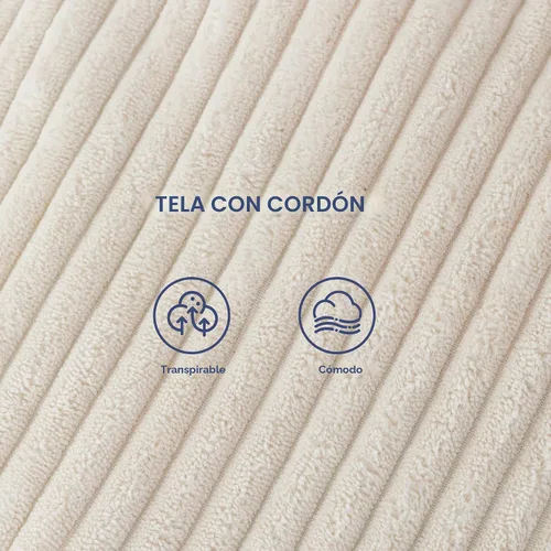 Vista 8 de MAXYOYO Silla decorativa moderna, cómoda, para sala de estar, con marco metálico y reposabrazos de madera, sillón tapizado con cojín suave para Beige