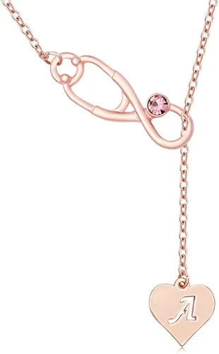 Vista 5 de Estetoscopio Caduceus Doctor Enfermera Encanto Bangle Pulseras para RN graduación regalo