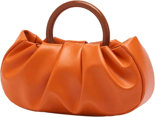 Vista 4 de Verdusa Bolso de mano pequeño fruncido para mujer