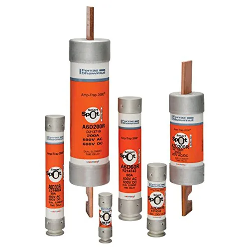 Vista 12 de Mersen a6d-r amp-trap Clase de 2000 time-delay/RK1 Fusible con fusible visual Open Indicador, 1