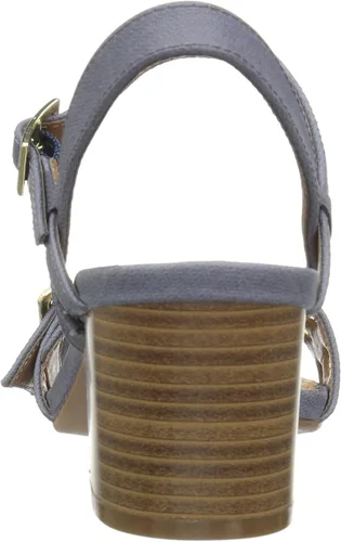 Vista 3 de Aerosoles Sandalias de vestir de Mid Town para mujer, Azul Patchwork, 9
