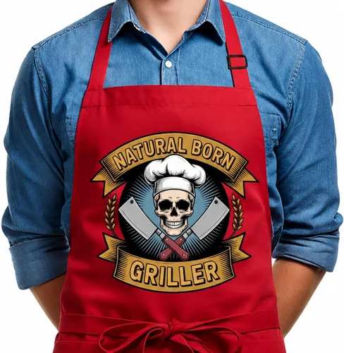 Vista 7 de Delantal para barbacoa y parrilla, regalo personalizado para el día del padre para papá, maestro de parrilla, abuelo, delantal de chef, delantales