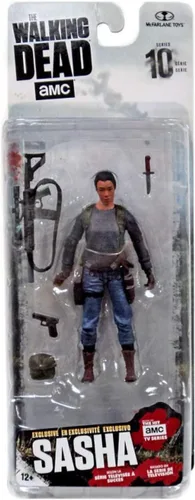Vista 2 de Walking Dead 14657 TV Sasha Figura de acción, 5 pulgadas