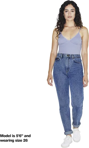 Vista 2 de American Apparel - Jeans de cintura alta para mujer