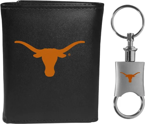 Vista 8 de Siskiyou Sports Leather Tri-fold Wallet & Valet Key Chain