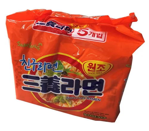 Vista 4 de Samyang Paquete familiar de ramen coreano (original, 1 paquete)