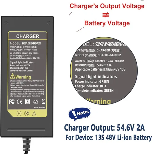 Vista 5 de 5 4.6V/4 8V Cargador universal compatible con Razor, Jetson, Voyage, Gotrax, Ninebot y más, 7 en 1 enchufe de repuesto