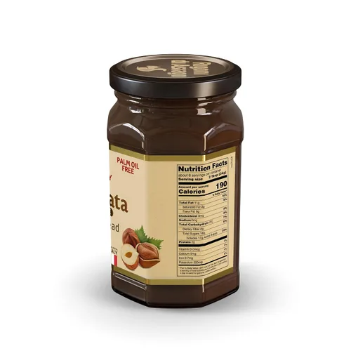 Vista 3 de Rigoni Di Asiago Nocciolata, sin lácteos, avellana y cacao orgánicos, 9.52 onzas.