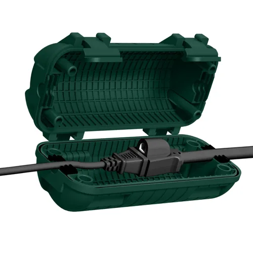 Vista 10 de Cubierta para Cable de Extensión para Exteriores, Protector de Conector de Cable IP54 Resistente al Agua, Caja de Seguridad Eléctrica