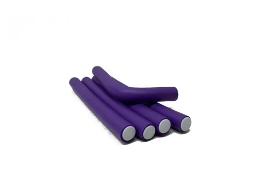 Vista 4 de Flex Spongy Rod Rodillos Twist-flex Pro Rizos Rodillo de pelo grande Negro - 5PC