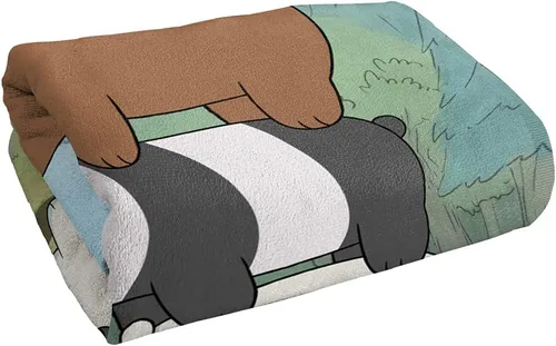 Vista 3 de LOGOVISION We Bare Bears Bear Stack - Toalla de playa con licencia oficial de 30 x 60 pulgadas Pila de osos