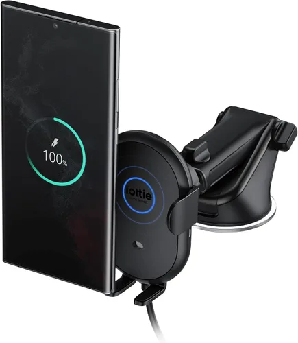 Vista 9 de [Usado] iOttie Auto Sense 2 - Soporte para teléfono con ventilación de aire con carga inalámbrica Qi, soporte de teléfono con sujeción automática