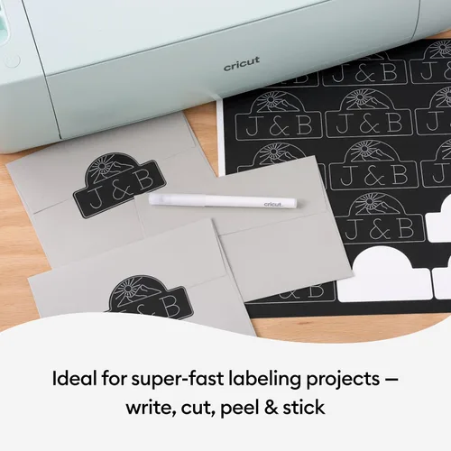 Vista 3 de Cricut Smart Label - Vinilo grabable, extraíble, rollo de 3 pies (13 x 36 pies), color negro
