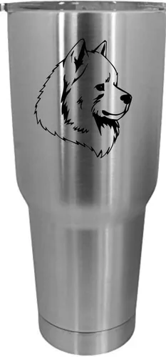 Vista 230 de Cairn Terrier - Vaso grabado con temática de perro, 30 onzas