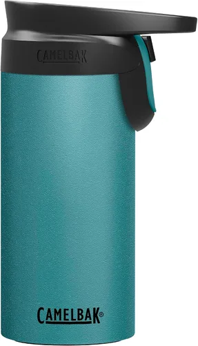 Vista 16 de CamelBak Forge Flow - Taza de viaje aislada de acero inoxidable, color negro, 16 onzas
