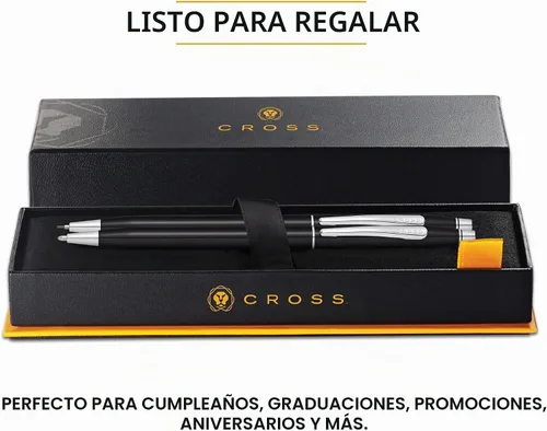 Vista 5 de Bolígrafo Cross Classic Century Collection, Negro (black Lacquer)