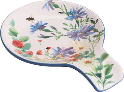 Vista 17 de Bico Blossom Symphony Soporte para Cucharas para Estufa, Soporte de Cuchara de Cerámica para Encimera de Cocina, Soporte para Cuchara de Café Fácil