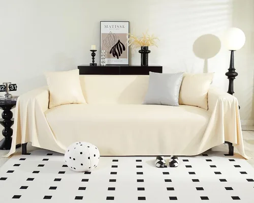 Vista 43 de vctops Fundas impermeables de piel sintética de PU para sofá seccional, funda de sofá vintage para perros, fundas de loveseat, funda de futón, funda