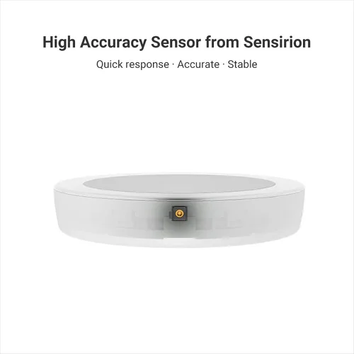 Vista 4 de Qingping Termómetro digital Bluetooth, higrómetro, monitor preciso de temperatura y humedad, sensor de temperatura inteligente para interiores